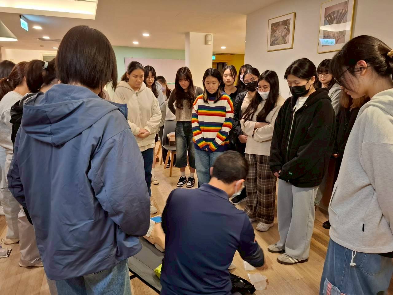 114學年度松濤館消防安全逃生演練活動